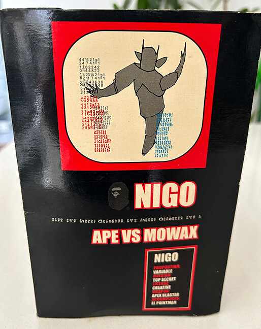 RARE BAPE A Bathing Ape Bape x Mo Wax UNKLE James vs Nigo Figure