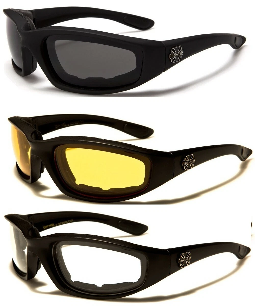 lunettes moto motard de soleil biker croix conduite nuit malte choppers