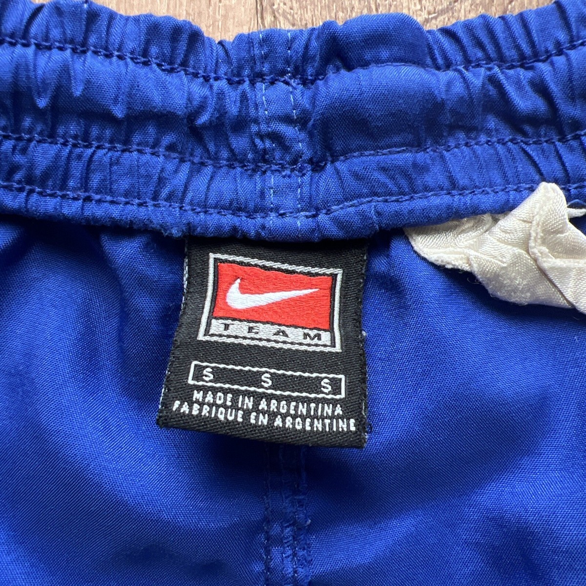 Vintage 90s Nike Boca Juniors Football Soccer Shorts Sz S