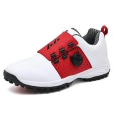 Men's Golf Shoes Breathable Leather Sneakers Outdoor Non-slip Golf Shoes