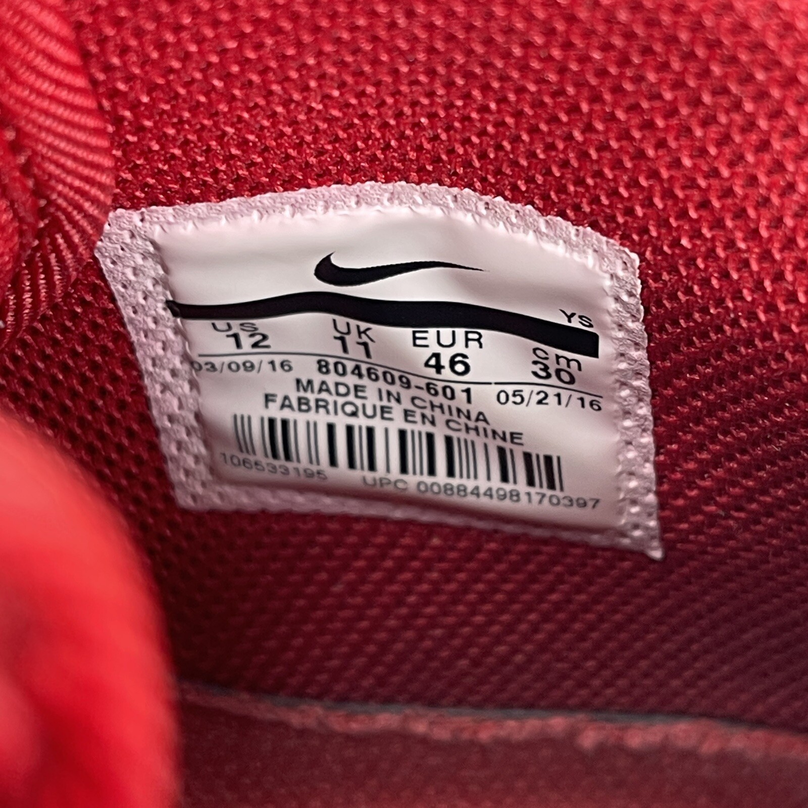 Nike Air Force 1 Mid Red Python Shoes 804609-601,… - image 9