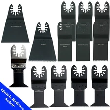 13 Saw Blade Oscillating Multi Tool Wood Metal Cutting Work DIY Universal Fit