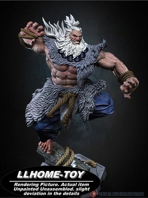 8CM tall Akuma battle Resin 3D Print Model Unpainted GK statue mini Figure
