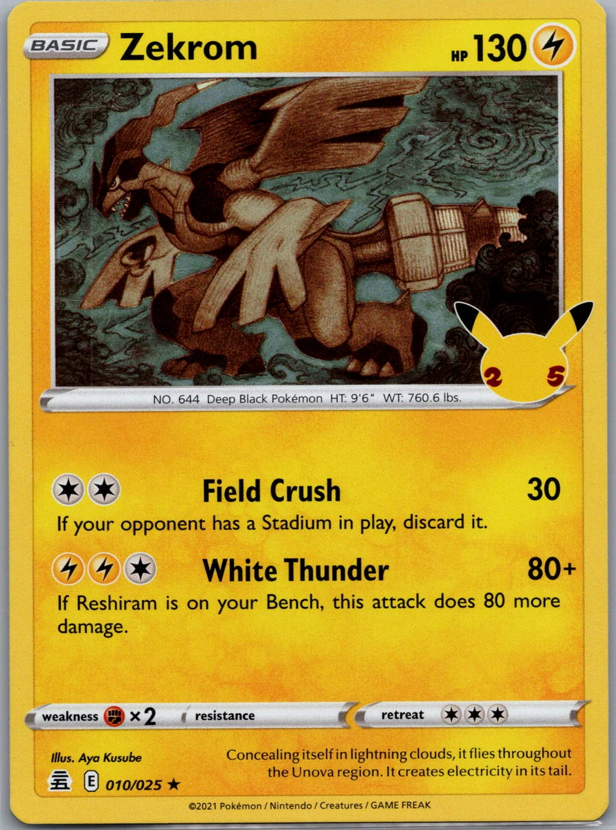 Zekrom 010/025 Celebrations for sale | eBay