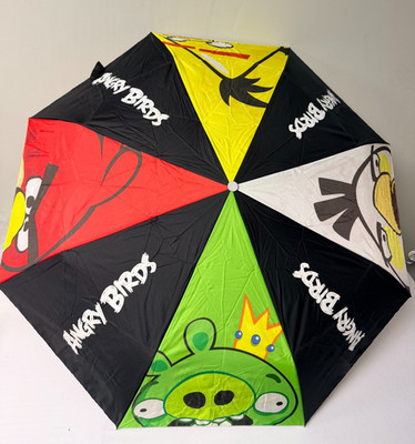 Angry Birds Folding Umbrella Red Bird King Pig Licensed Collectible Toy Factory
