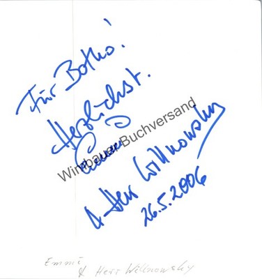 Original autograph Emmi and Mr. Willnowsky // autograph signed signed signee