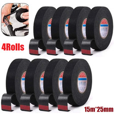 4Rolls Cloth Tape Wire Electrical Wiring Harness Car Auto SUV Truck 25mm 15m