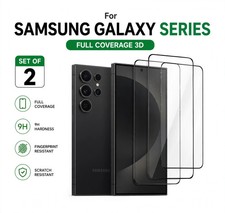 [2-Pack] For Samsung S26 Ultra S25 S24 S23 S22+ Tempered Glass Screen Protector