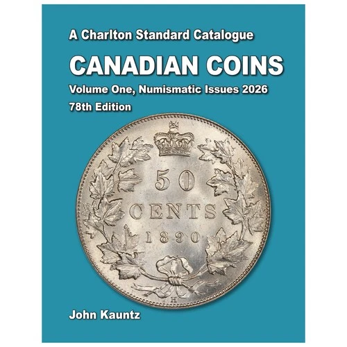 2026 Charlton Standard Canadian Coins Volume 1  78th Edit English