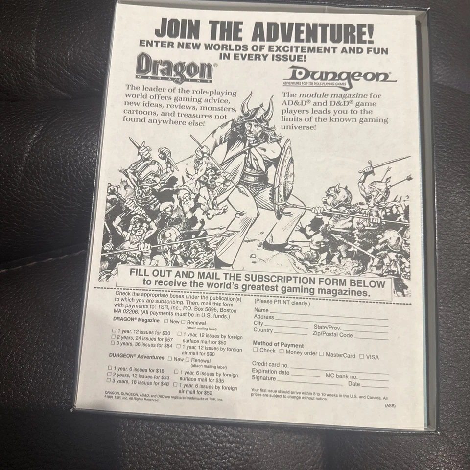 TSR Marvel Super Heroes X Forces - The Mutant Update COMPLETE/UNCUT  - Image 3 of 4