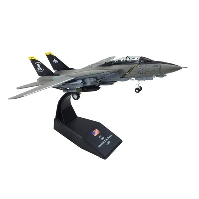 F-14 Tomcat US 1:100 Diecast Fighter Simulation Alloy Aircraft Airplane Model k