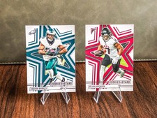 2025 Panini Rookies & Stars 2 Card Lot - Saquon Barkley & Bijan Robinson