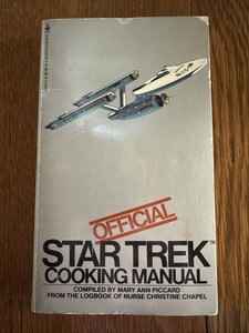 Official Star Trek Cooking Manual, Bantam Book, 1978, 1st Edition