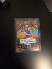 2025 Leaf Baseball Nation Brandon Sproat Gold shimmer Auto 1/1
