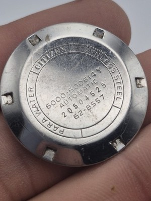 Citizen Bullhead 62-8557 Caseback Gehäuseboden Citizen Vintage