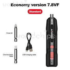Portable Electric Screwdriver Set Mini Compact USB Rechargeable Screw Driver New
