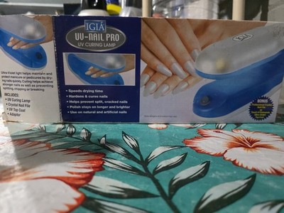 IGIA Nail Pro UV Nail Finish Curing Lamp New in Box