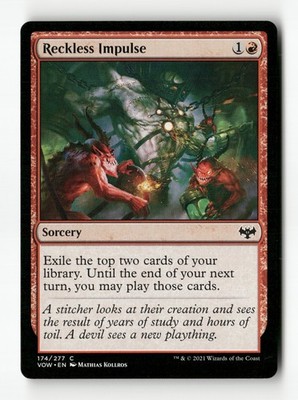 Reckless Impulse C - Innistrad: Crimson Vow 174 LP MTG