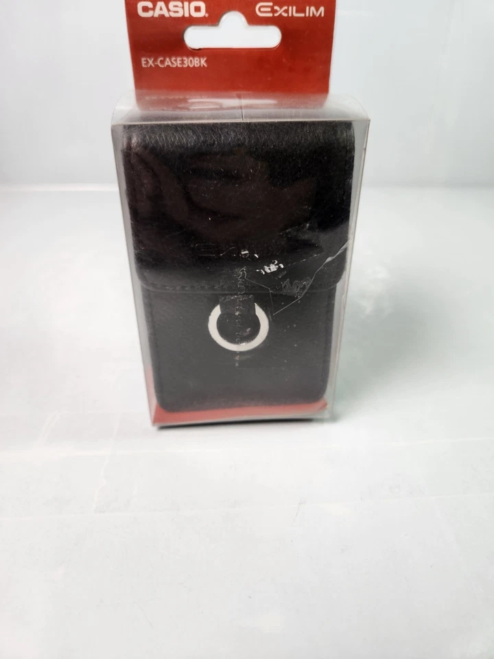 Casio Exilim ex-case30bk Funda de Cuero Suave para Serie Exilim  Foto 3 de 4