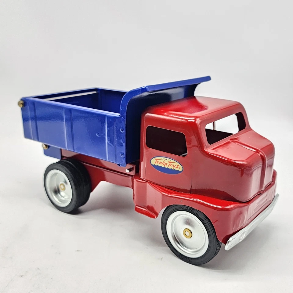 Lot Of 2 TONKA Classic 1949 Dump Truck Collection 50th Series 1:18 Rare Blue Bed - Image 2 of 4