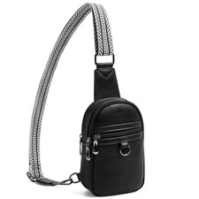 7L Sling Bag Crossbody Bags for Women Fanny Packs Purses Cross 4-black-small