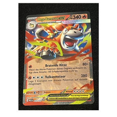 Mega-Camerupt EX / MEG 022/132 / Deutsch / NM - Pokémon Sammelkarten 