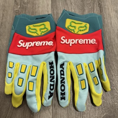 Supreme Honda Fox Racing Gloves Moss Green/Red - Size 2XL NWOT | eBay