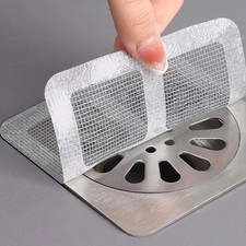 10 Pcs Floor Drain Sticker, Insect-Proof Self-Adhesive Bathroom Hair Filter