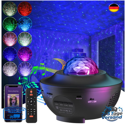 Sternenhimmel Projektor UOUNE LED Sternenlicht Projektor mit Bluetooth, 4K