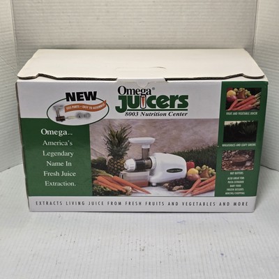 OMEGA 8003 Nutrition Center Slow Speed Masticating Jucier Household Commercial