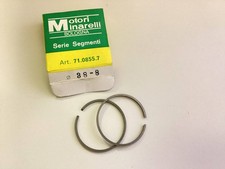 fasce elastiche D. 38,8 x 1.5 mm AC minarelli P4 / P6 ciclomotore epoca