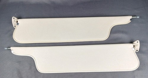 1973-79 Sun Visors Ford Truck F100 F150 F250 F350 Bronco Ranger XLT Custom White
