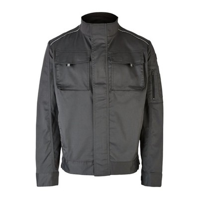 Hans Schäfer  Professional Arbeitsjacke - Grau, Gr. 56, 80634-9150-56