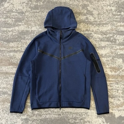Nike Tech Fleece Hoodie Full Zip Hooded Pockets Long Sleeve Size M Medium