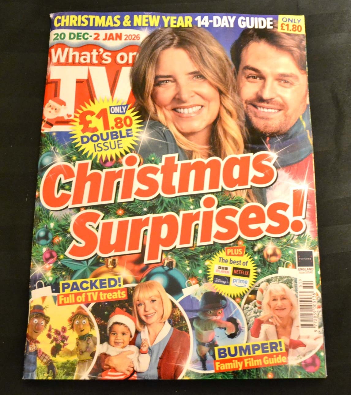 UK What's On TV Magazine 20/12/25 December 20th 2025 Christmas Double Special