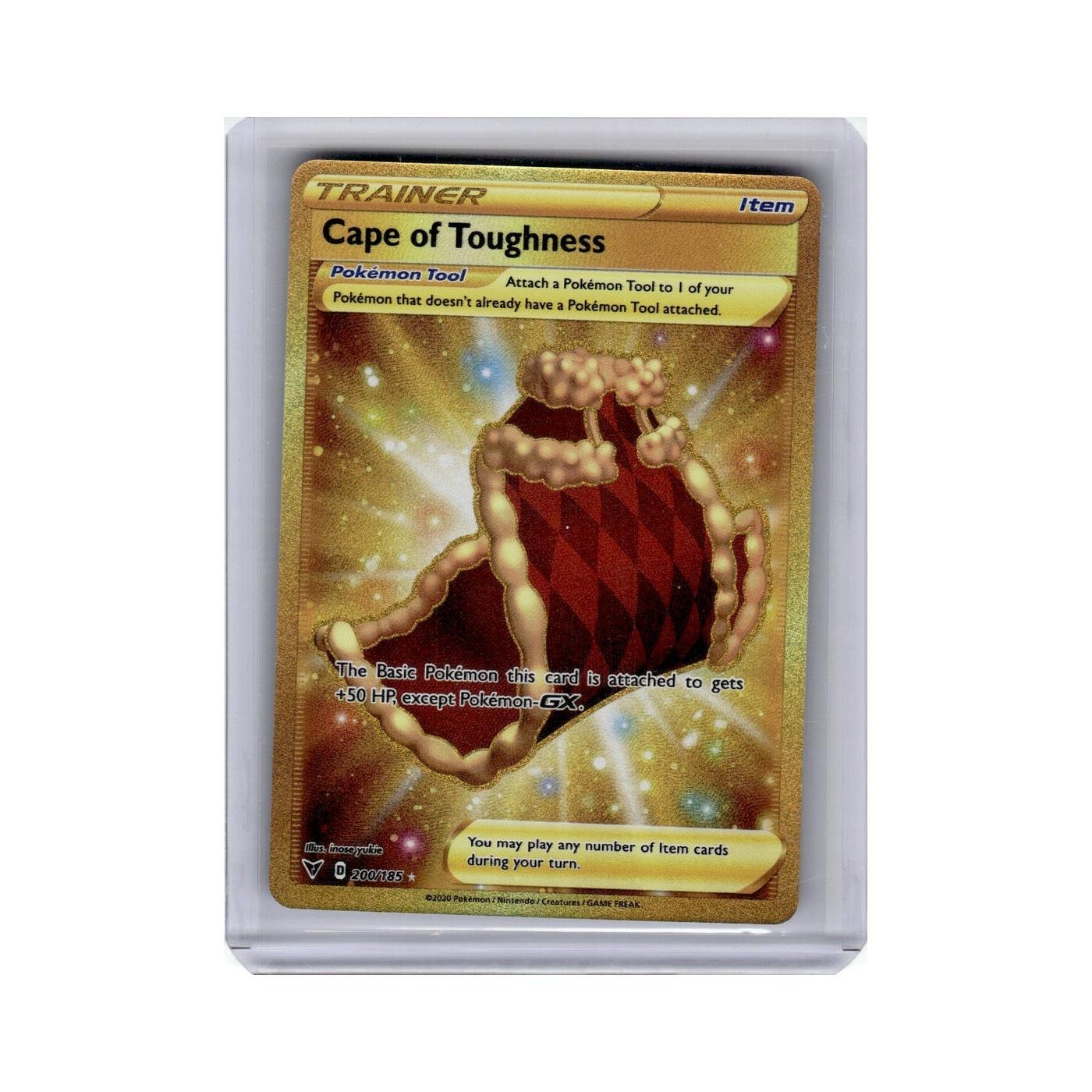 Cape of Toughness 2020 Pokemon Sword Shield Vivid Voltage #200 Holo NM