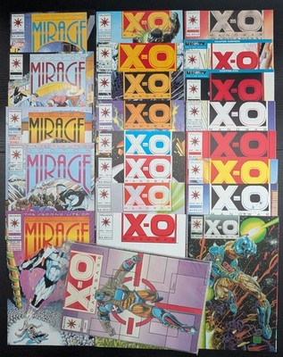 X-O Manowar Doctor Mirage Valiant Comics Lot 22 #0 Database #1 1990s