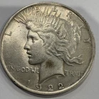 🕊️ 1922‑P Peace Silver Dollar – AU Details – 90% Silver – Philadelphia Mint