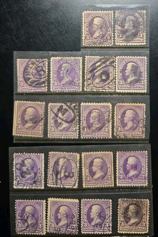 3 Cent Purple Used US Stamps (19th Century) for sale | eBay