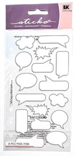 Comic Book Captions Sticko Stickers Scrapbooking Card Embellishment Journal