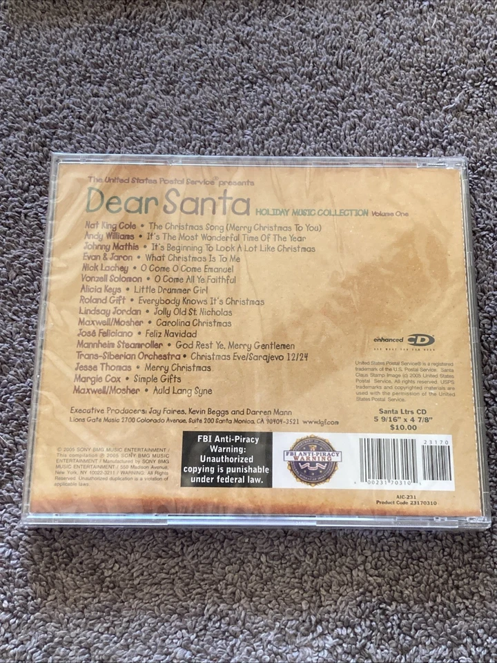 Dear Santa: Holiday Music Collection by Various (CD, 2005)Alicia Keys Nat Cole - Image 4 of 4