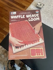 Vintage 1977 Crafts by Whiting Weaving Loom-Used Division Of Milton Bradley Co.