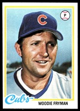 Woodie Fryman 1978 Topps #585 Chicago Cubs MLB READ FREE SHIPPING AutographDen