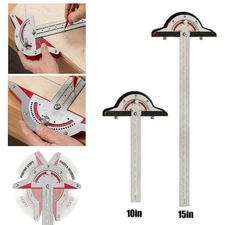 Ultra Precision Marking Ruler Square T Type Woodworking Scriber Measuring Tool [