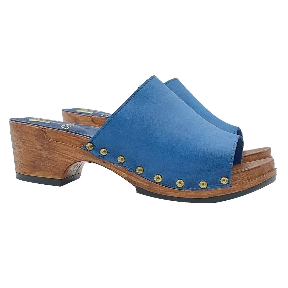 Turquoise clogs best sale