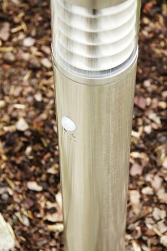 Lámpara exterior de acero inoxidable con detector de movimiento luz de camino lámpara de jardín lámpara de pie - Imagen 6 de 8