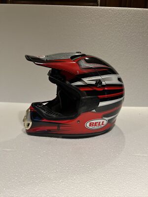 bell bike helmets ebay BELL Dirt Bike Motorcycle Helmet SC-X Snell M2000 Medium