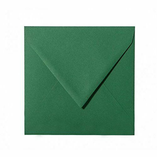 Briefumschlage 25 St Tannen Grun Feuchtklebend 17 X 17 Cm 170 X 170 Mm Ebay