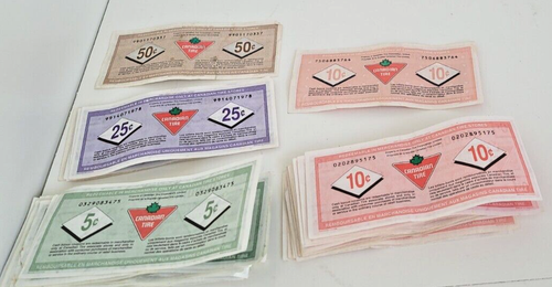 Canadian Tire Money - Circulated Varying Condition Lot - Picture 2 of 4