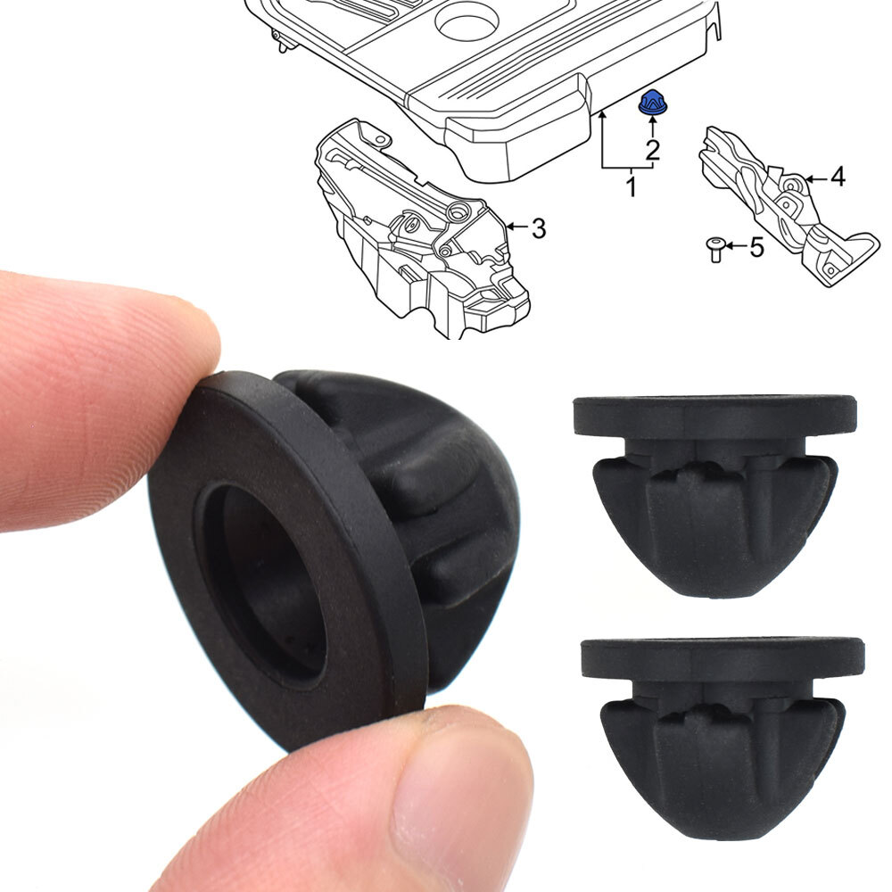 4x Engine Cover Trim Rubber Mount Grommet Bush Bump Stop 11127614138